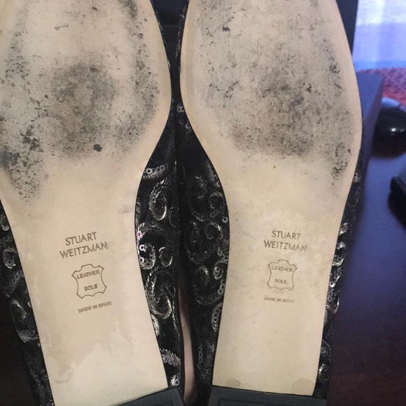 Stuart Weitzman black radiant velvet mule - Picture 7 of 8